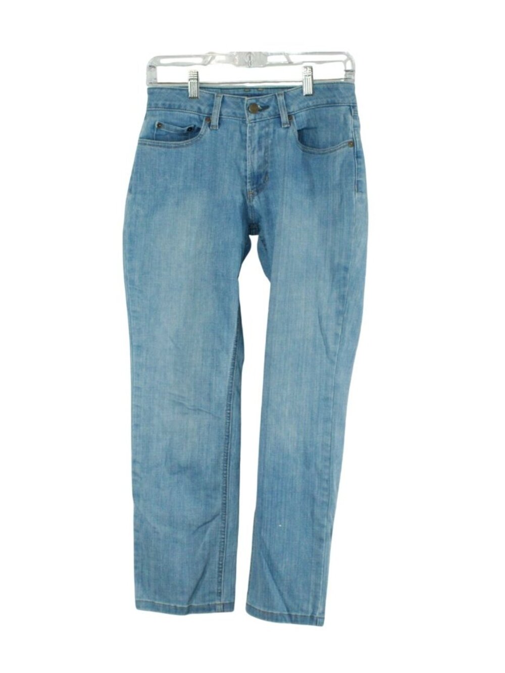 LL Bean Women's BeanFlex Jeans Mid Rise Straight Leg Vintage Vibe Casual 4 Pet